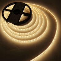 LED стрічка 24В DFN2835-120A3-IP68-24В 120-2835-24В-IP68 9,6Вт 800Лм Білий Теплий 3000K CRI 80 10мм